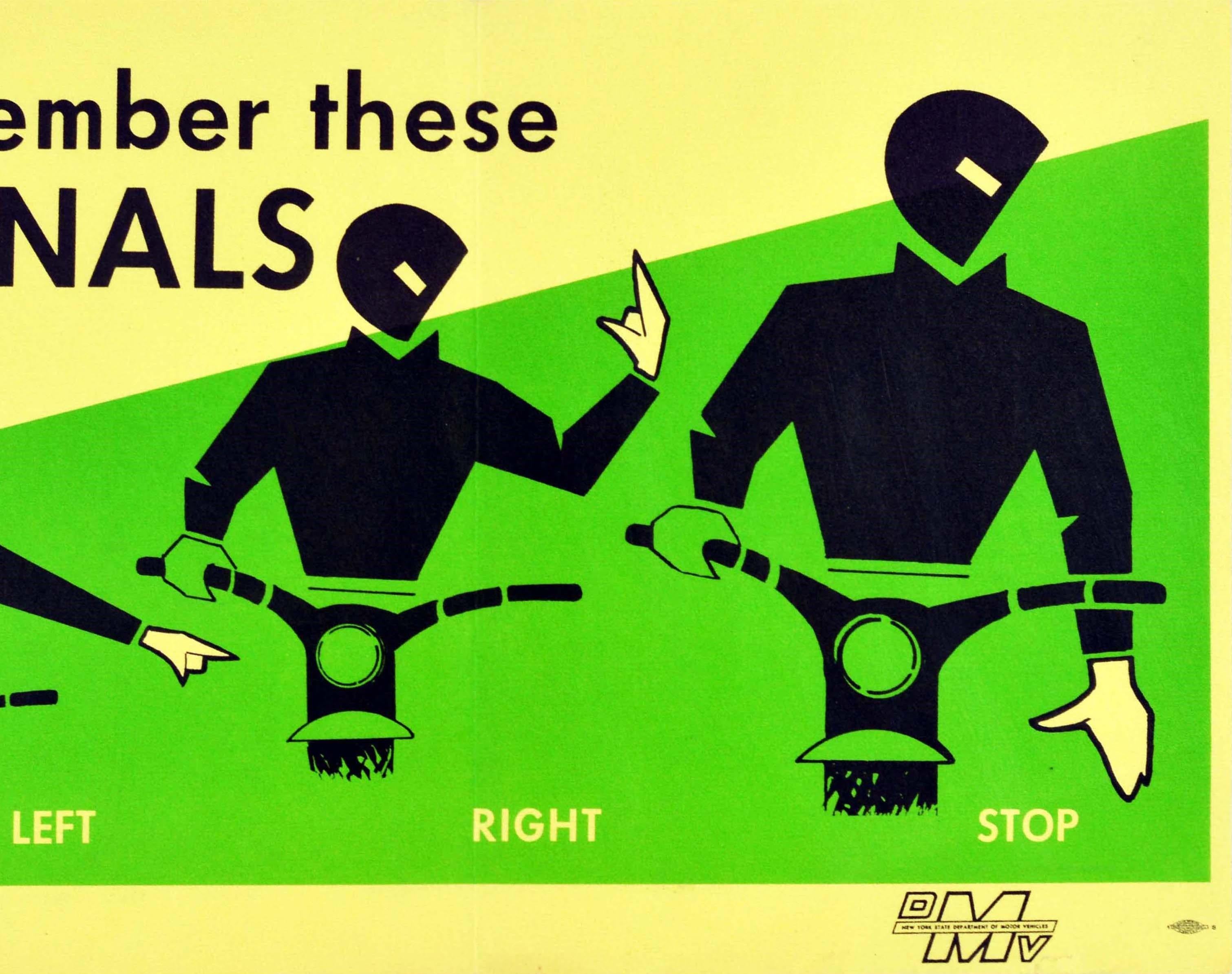 motorcycle safety poster
