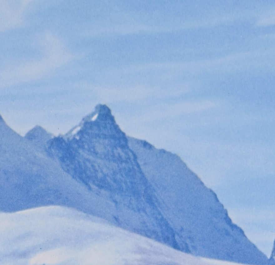 Originales Vintage-Ski-Poster, Les champs de neige de Val d'Isere, Vintage (Fotorealismus), Print, von Unknown