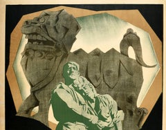 Original Vintage Soviet Movie Poster Mistress Of The World Mia May Silent Film