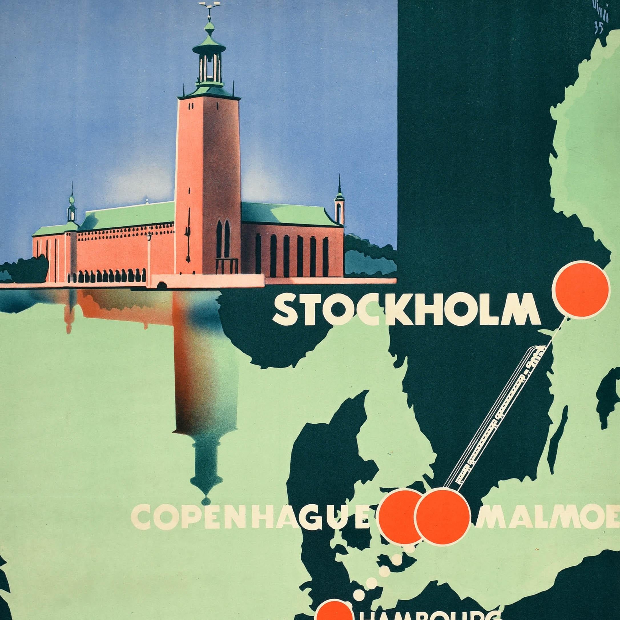 vintage poster stockholm