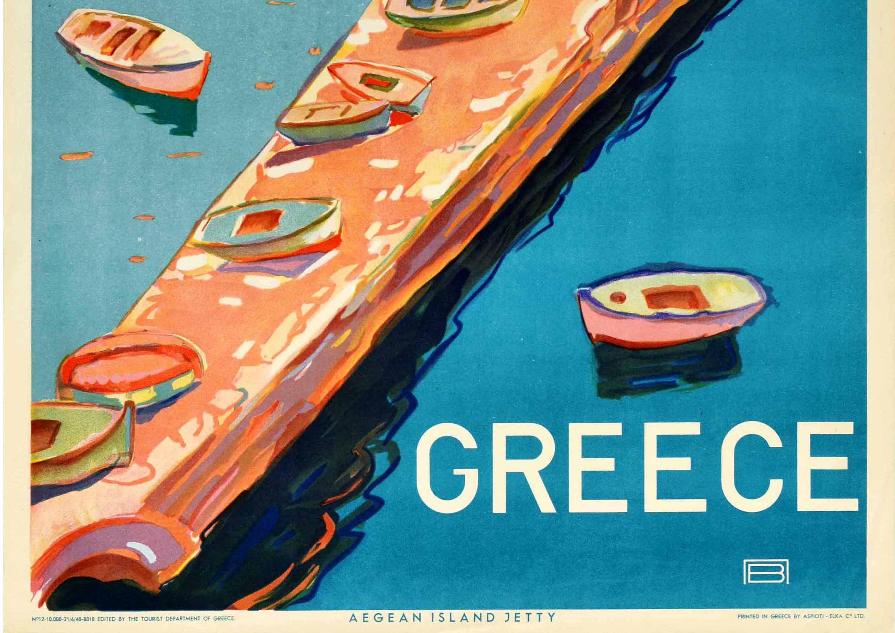 greece vintage poster
