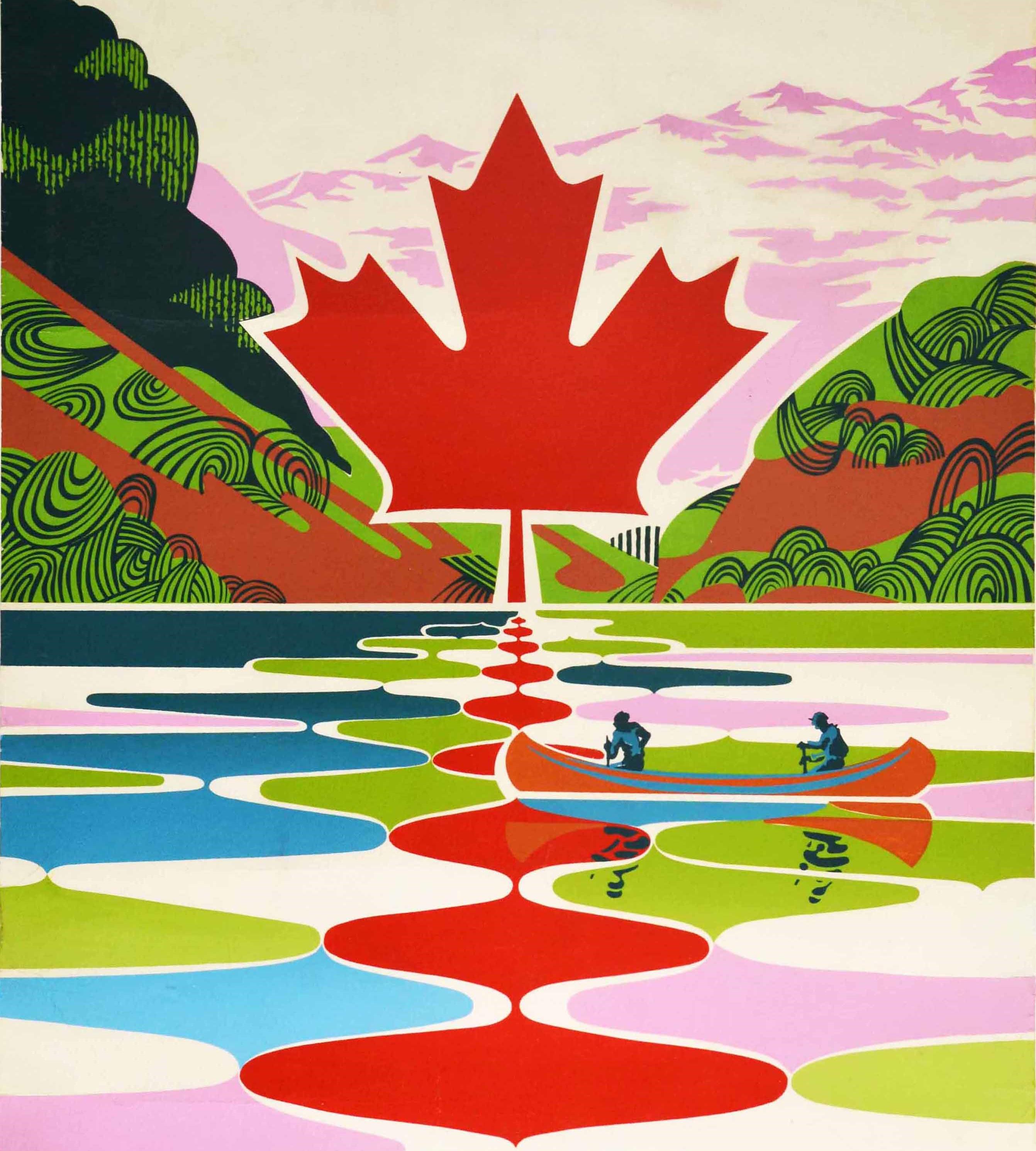 montreal travel poster