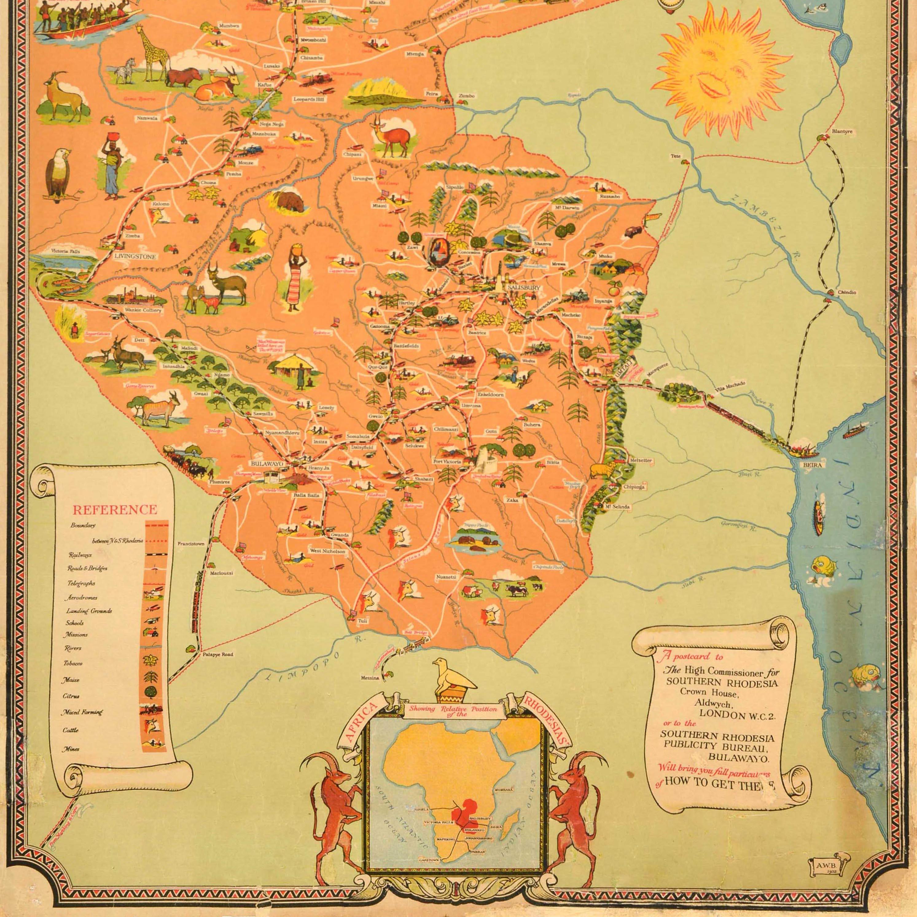 rhodesia map