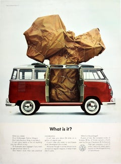 Original Used Volkswagen Poster VW Camper Van Station Wagon Car - What Is It?