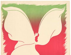 Original "Viviane Deck" personality vintage poster