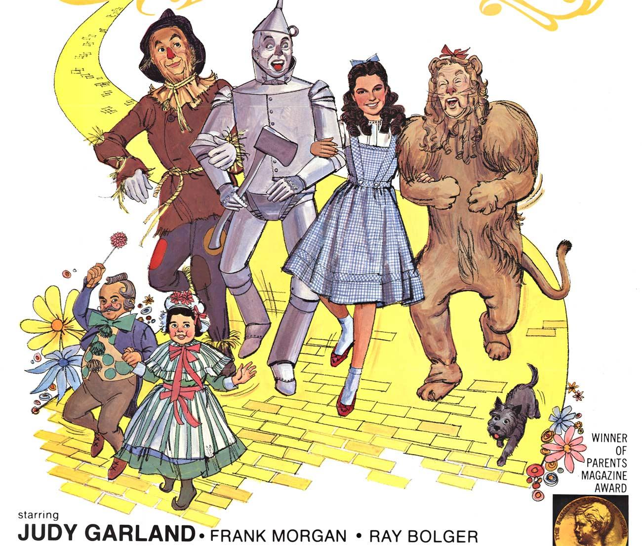 Originales Vintage-Filmplakat „Wizard of Oz“ Kinder Matinees „Wizard of Oz“  1972 (Beige), Portrait Print, von Unknown