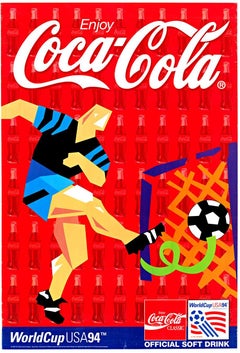 Original World Cup USA 94 - Coca Cola Soccer poster