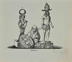 Osiris - Costumes anciennes - Lithographie - 1862