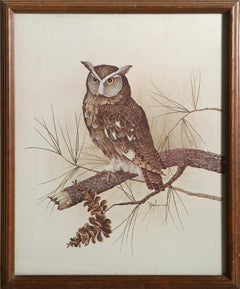 Hibou, affiche réaliste américaine d'Erwin Rambow