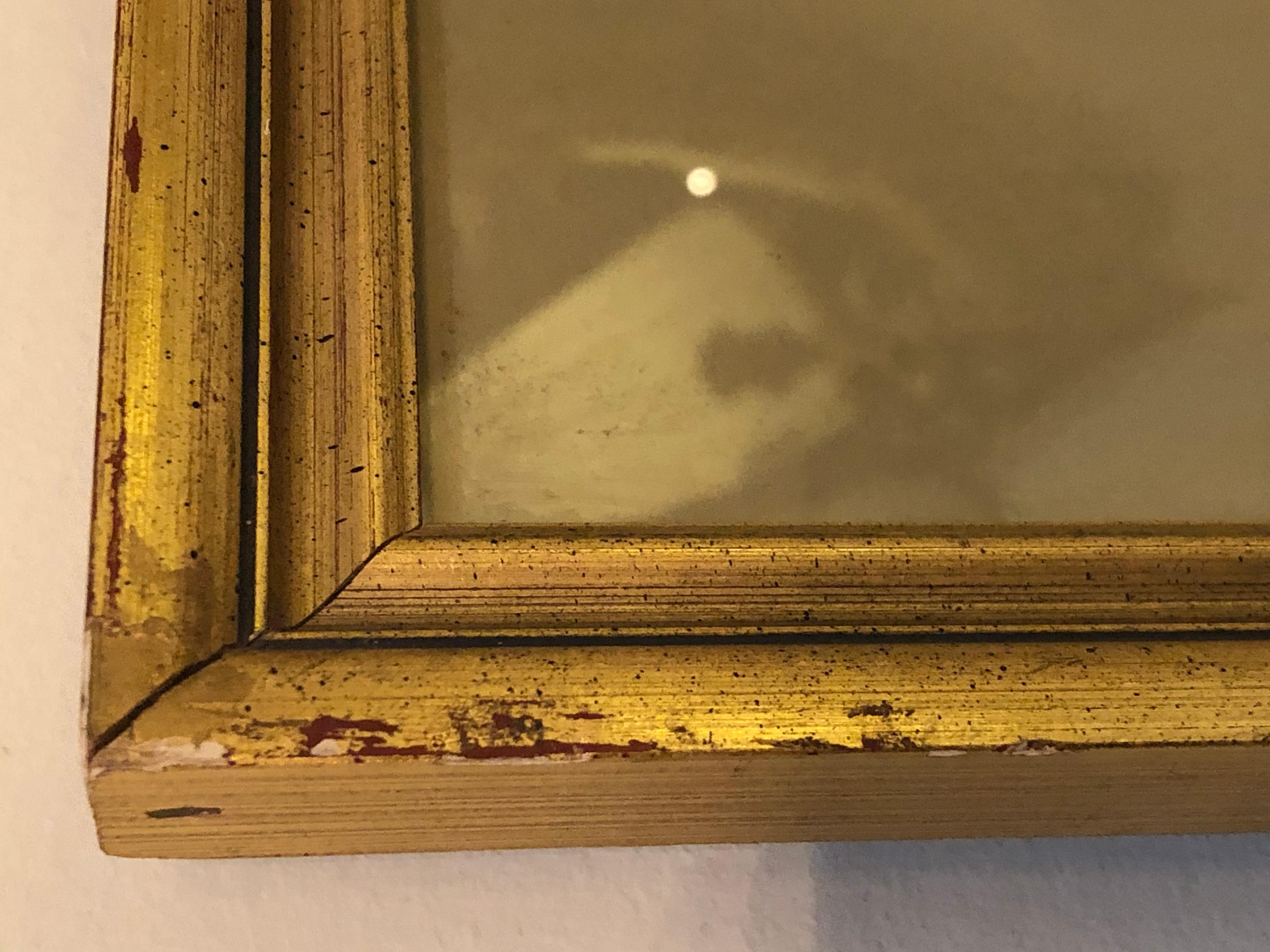 Pair of Italian Engravings Signed Gio Ma Calsini in Gilt Frames For Sale 7