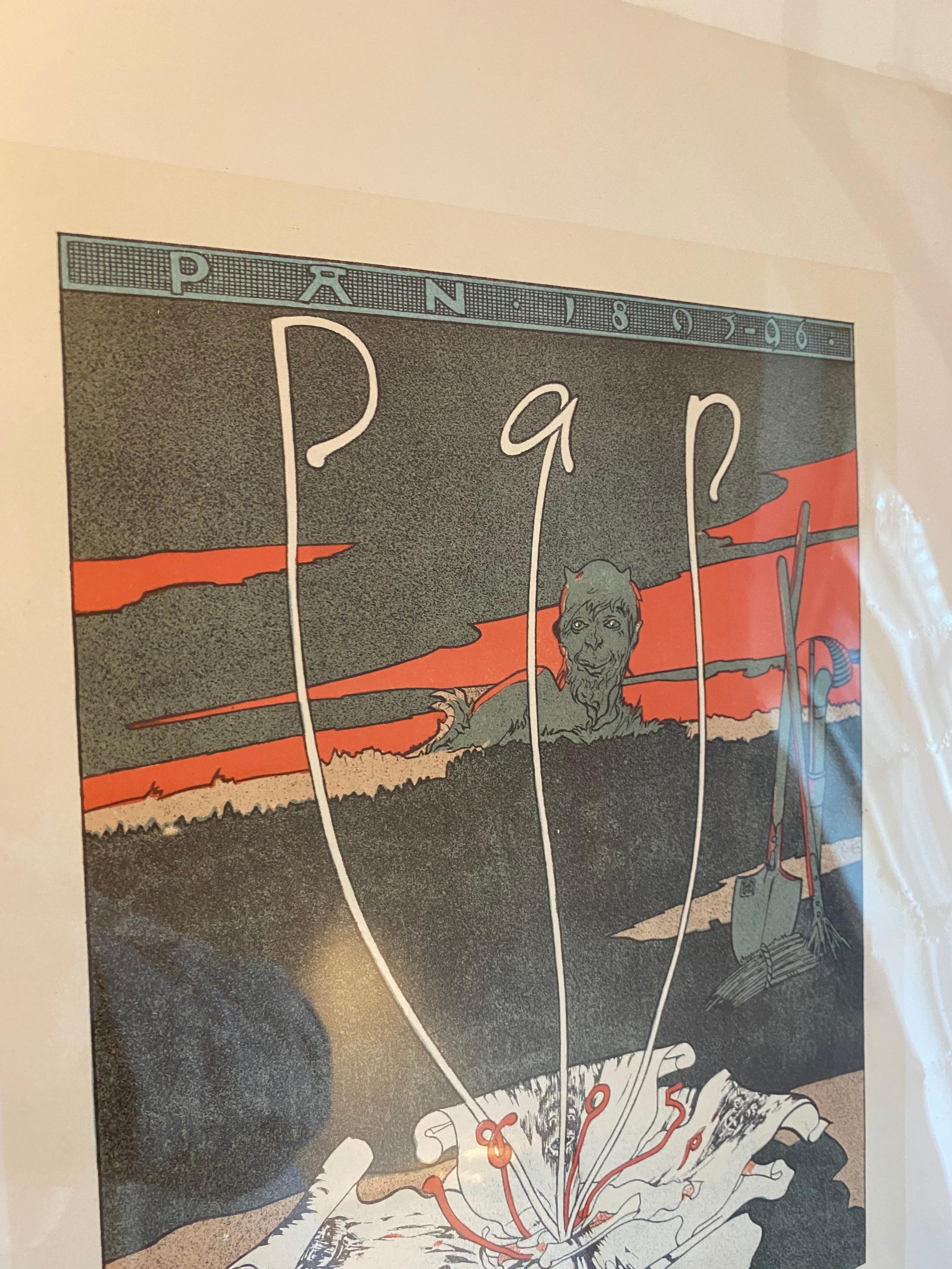 « Pan » de Les Maitres de l'Affiche par Joseph Sattler - Art nouveau Print par Unknown