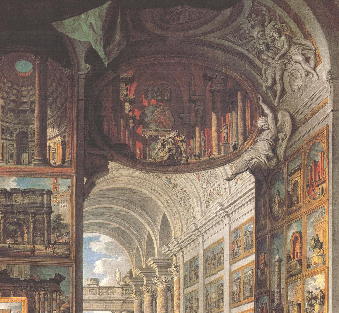 Paolo Pannini 'Galleria Con Vedute Di Roma Antica' 1996- 1