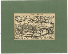 Paphy - Original Woodcut Print - Mid 19th Century
