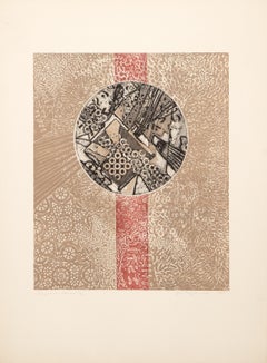 Parget in Chaos, Surrealist Etching by Jim McCormick