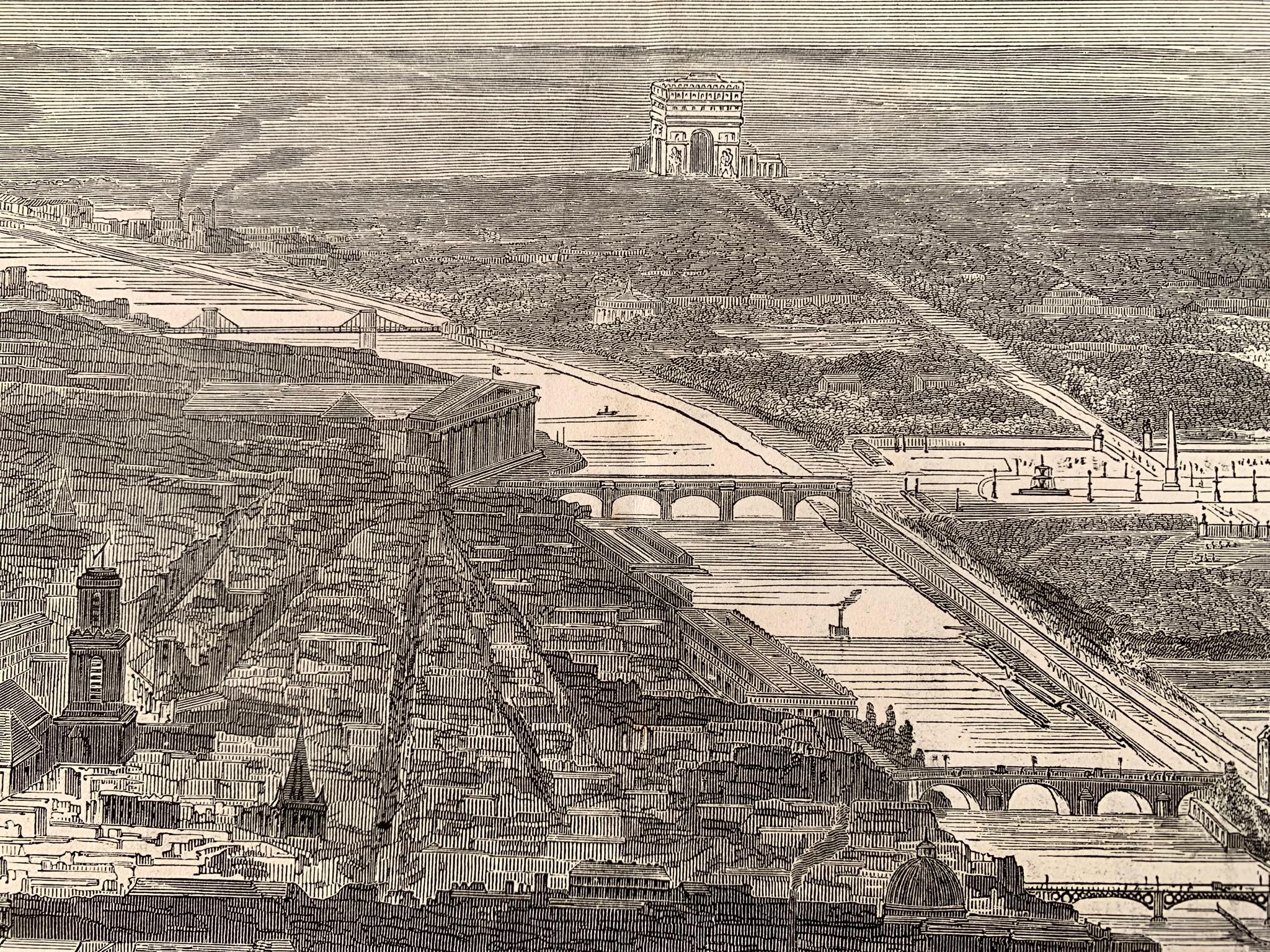 Paris in 1848. Supplement to the Illustrated London News. - Print by Unknown