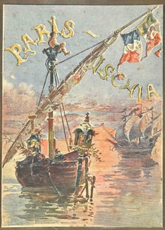 Paris-Ischia  - Lithograph - 1880s