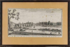 Part of the City of Paris from the Rue Saint-Germain-de... - Etching - 1748