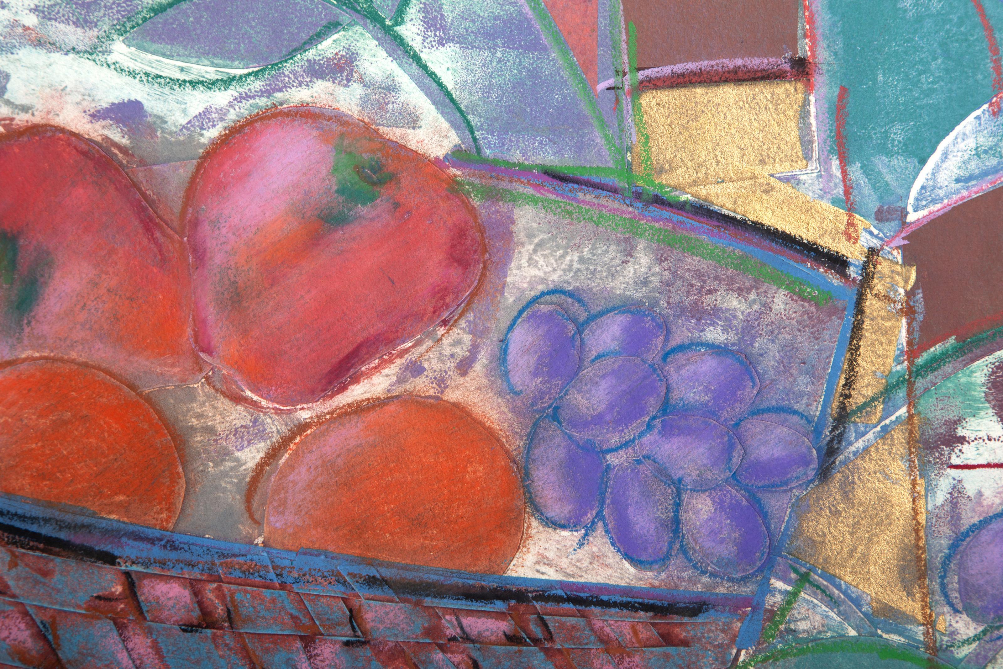 Passion Fruit, Monoimpression expressionniste abstraite de Manuel Rodriguez Jr. en vente 1