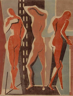 Paul Schmolling (1892-1965) - Lienzo enmarcado de mediados del siglo XX, Transformación