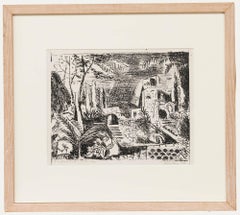 Paul Schmolling (1892-1965) - Framed Mid 20th Century Lithograph, Taormina