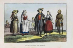 Peasants of Germany - Lithograph - 1862