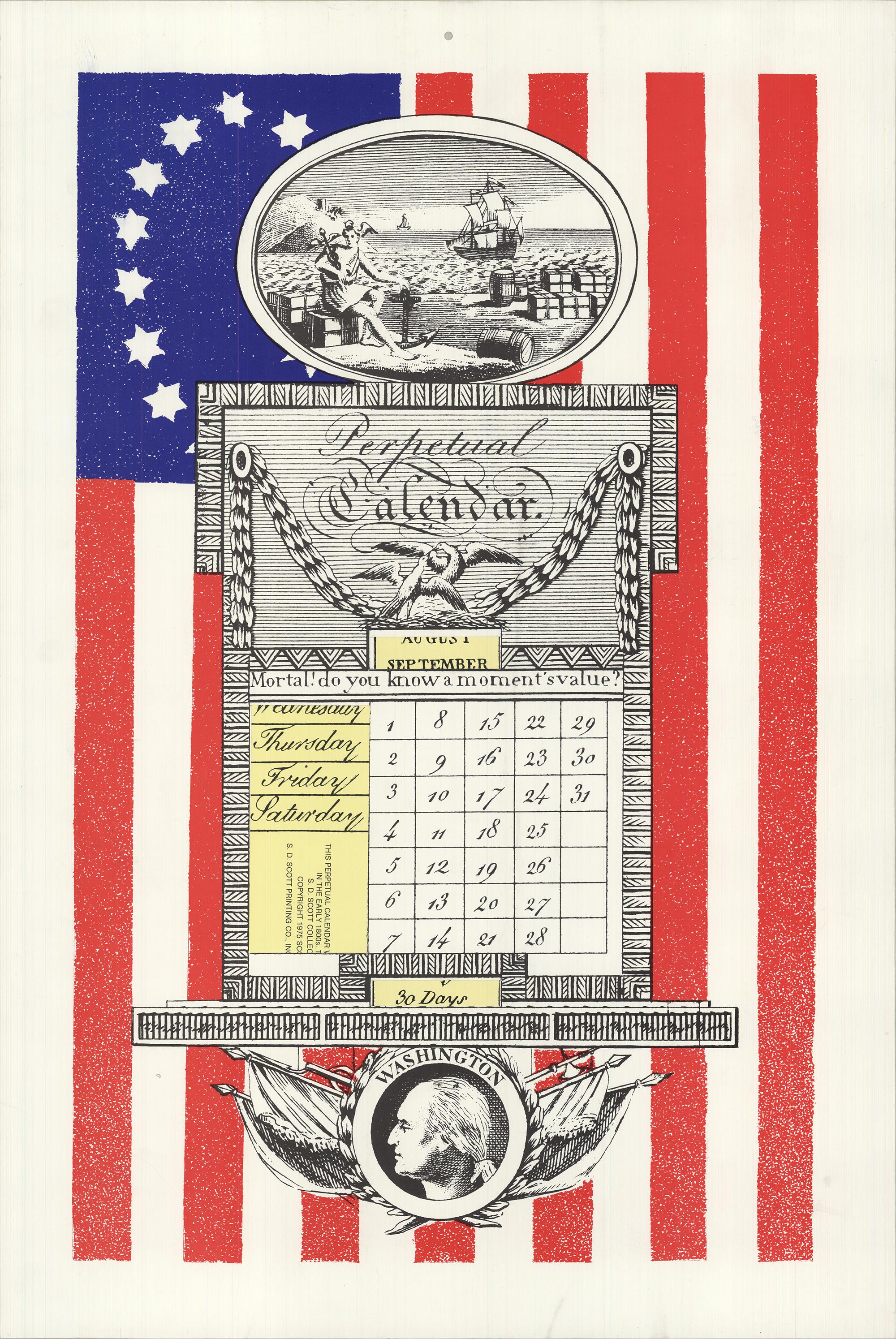 Unknown Print - Perpetual Calendar