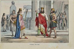 Antique Persians - Costumes  - Lithograph - 1844