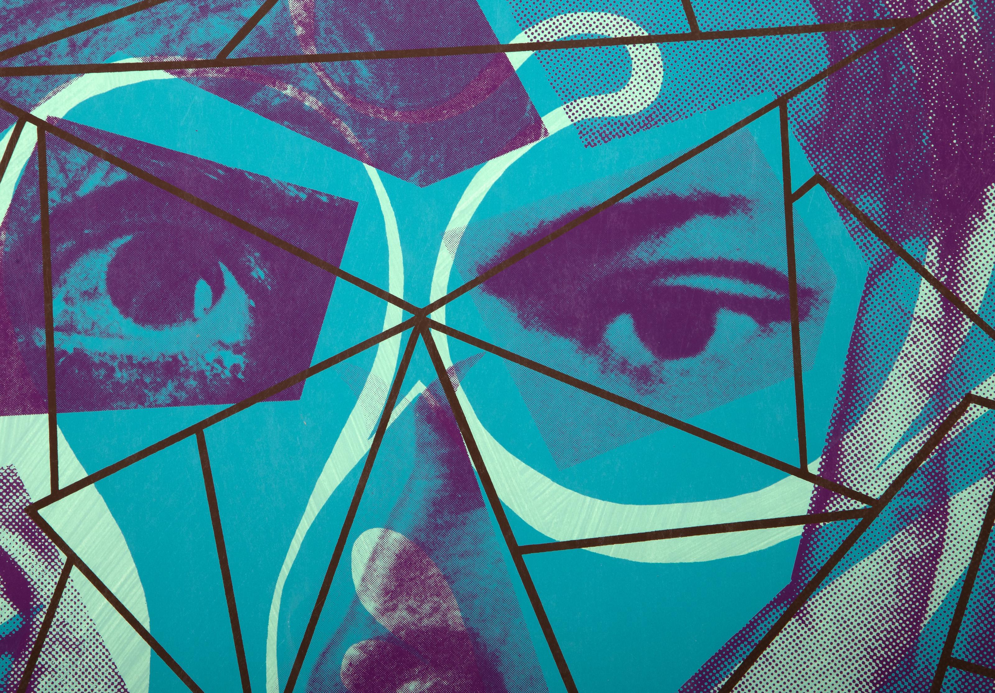 Picasso, Pop Art Screen Print by Kenneth Michael Zeran 1