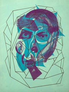 Picasso, Pop Art Screen Print by Kenneth Michael Zeran