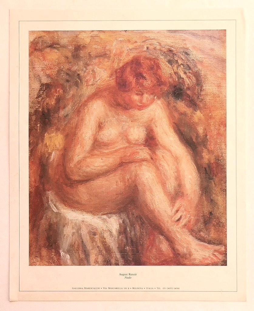 Pierre Auguste Renoir - Exhibition Poster - Original Offset Print - 1975