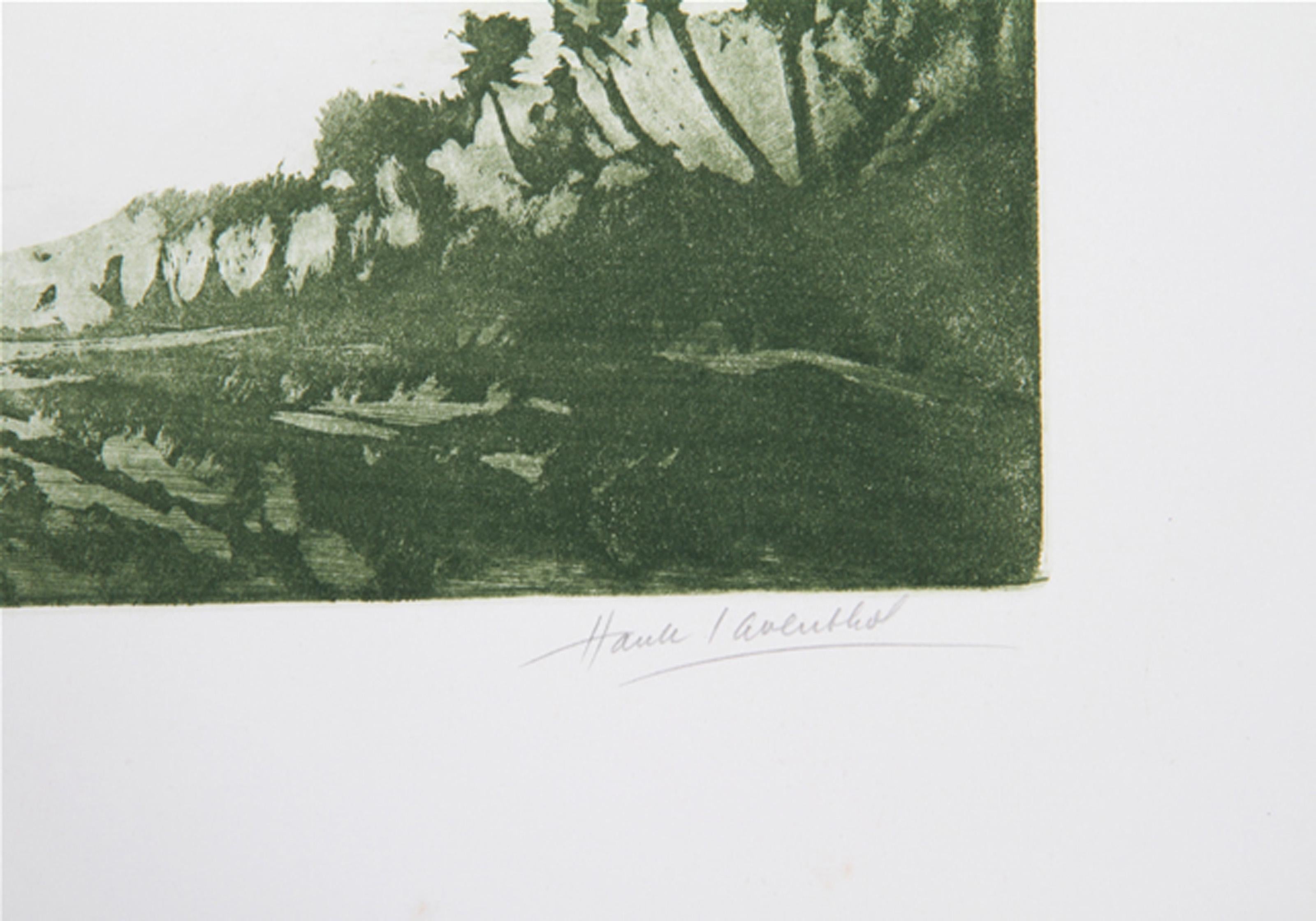 Pineapple, Surrealist Aquatint Etching by Hank Laventhol For Sale 1