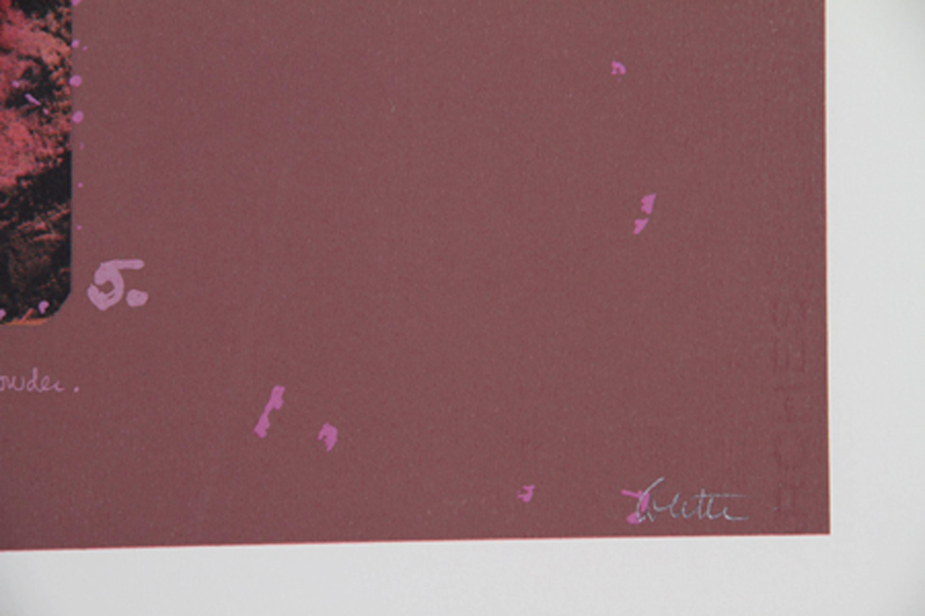 Pink Kool Aid, lithographie contemporaine de Colette en vente 1