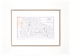 Plan de la Nouvelle Orléans - Original Lithograph - 1880