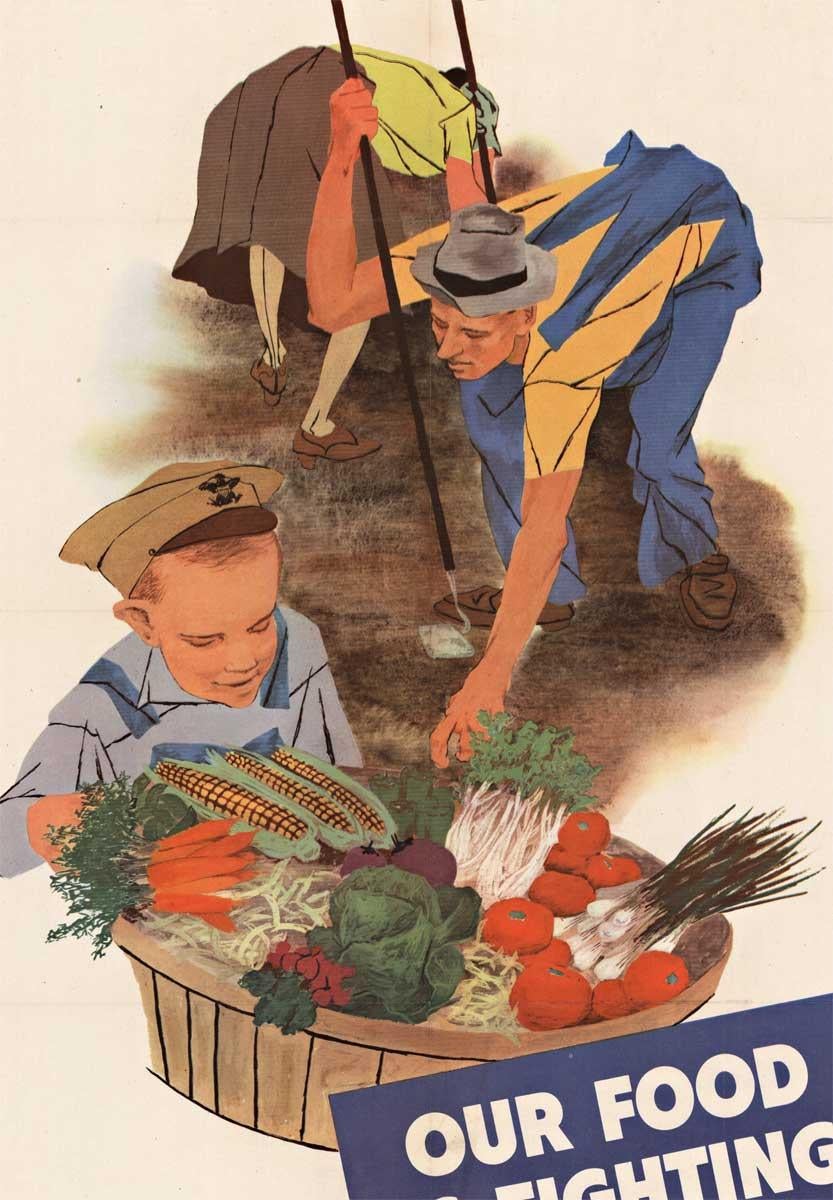 vintage garden poster