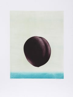 Ciruela, aguafuerte surrealista de Hank Laventhol
