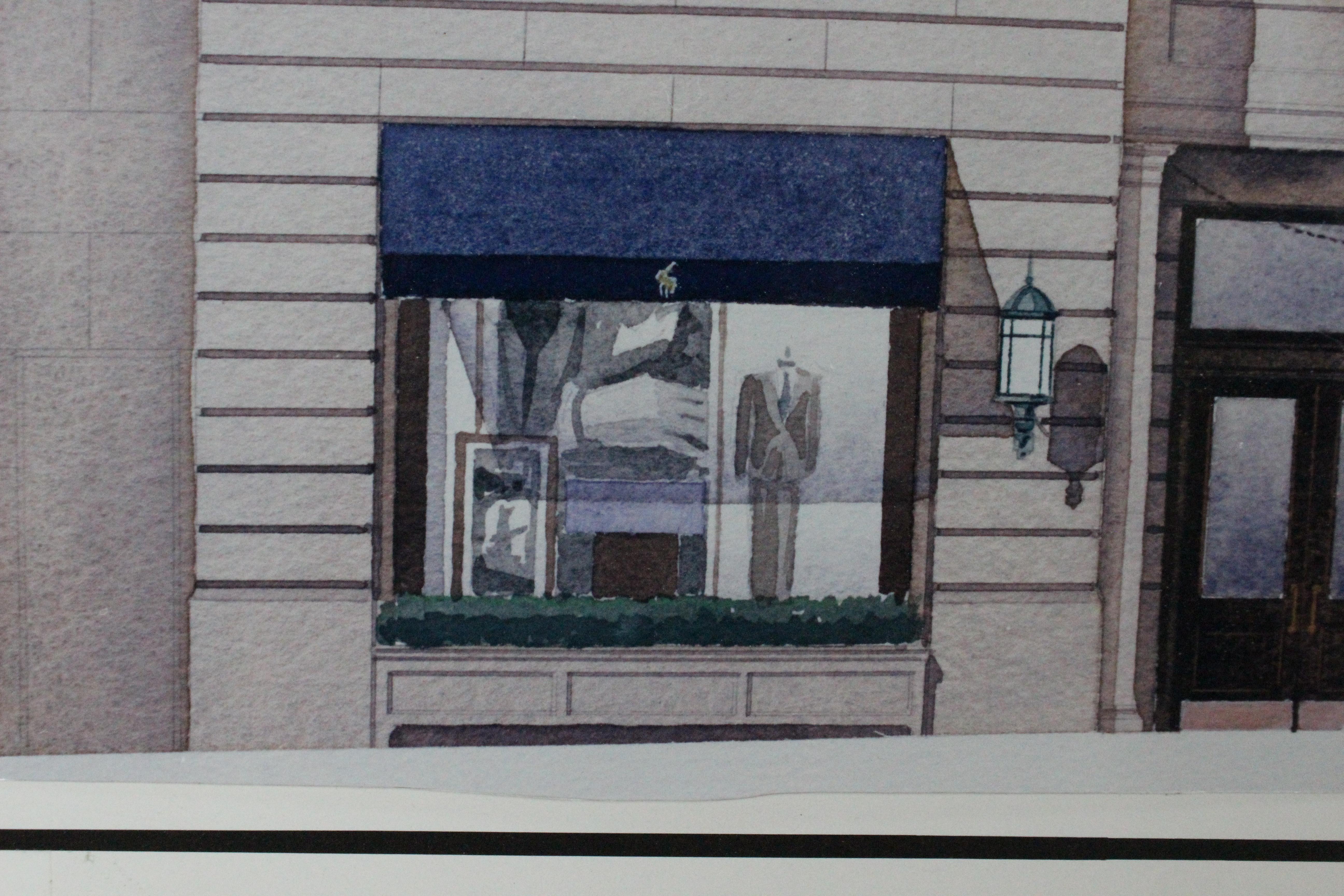 Architektonische Rendering „Polo Ralph Lauren Chicago IV“ (Grau), Landscape Print, von Unknown