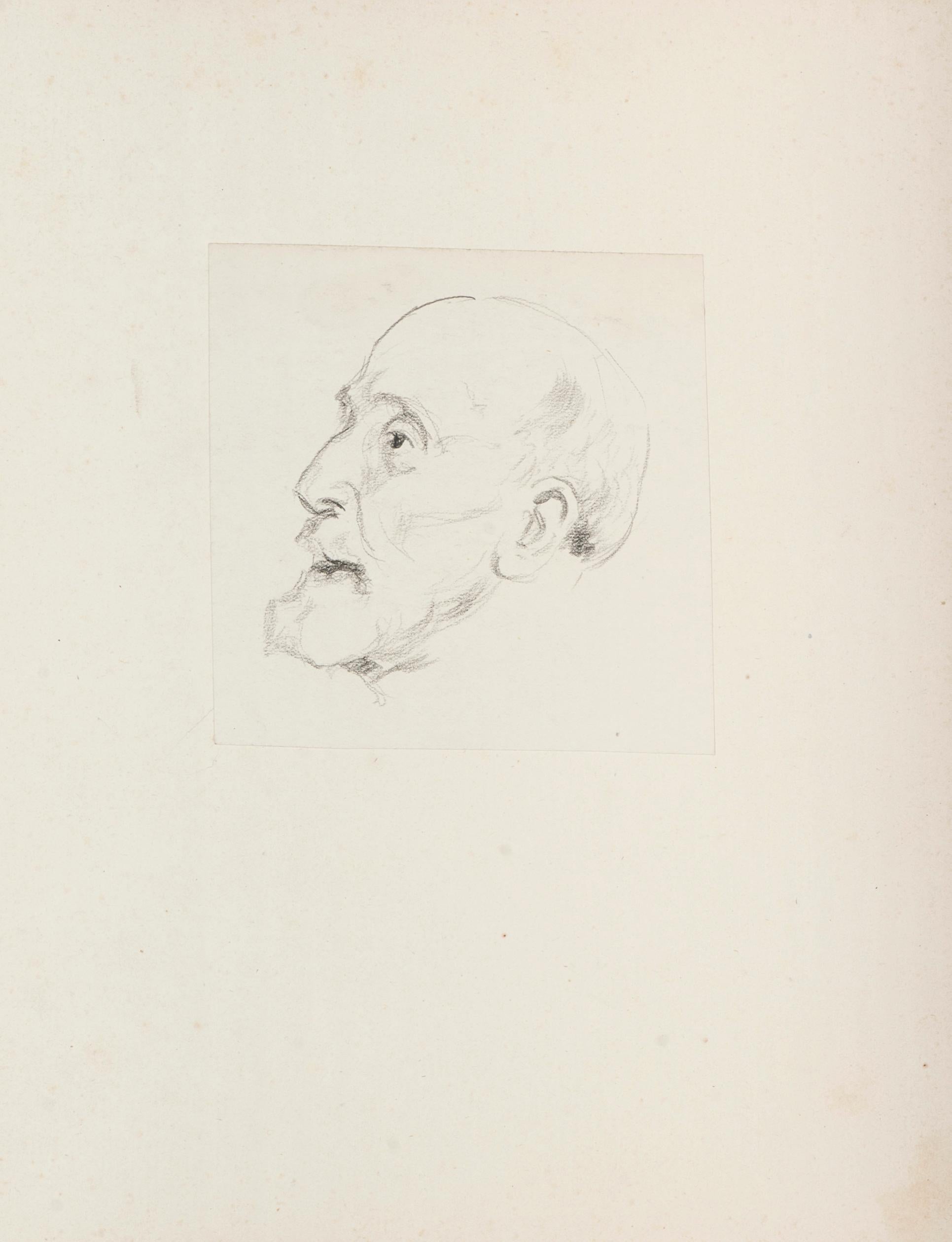 Portrait d'un Homme - Pencil Drawing on Paper - Beginning of 20th Century
