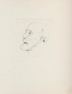 Portrait d'un Homme - Pencil Drawing on Paper - Beginning of 20th Century