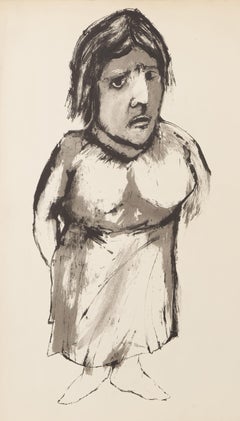 Portrait from The Midget and The Dwarf Portfolio, Modern Lithograph