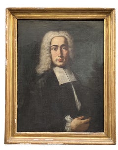 Porträt eines Herrn mit Perücke, Italienische Schule, frühes 18. Jahrhundert