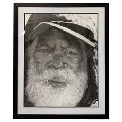 Portrait of a Man Titled "Under the Bridge" Limited Print, Signed and Numbered 