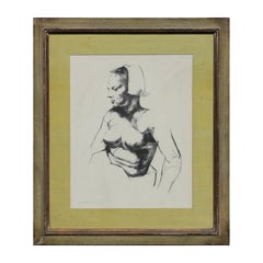 Portrait of a Nude Woman Lithograph Edition 12/35