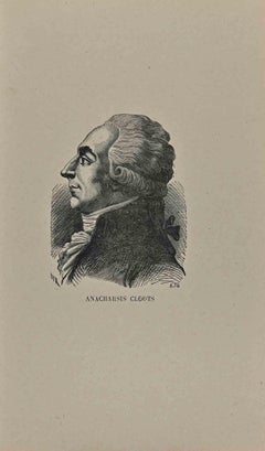 Portrait of Anacharsis Cloots - Lithograph - Early 19th Century