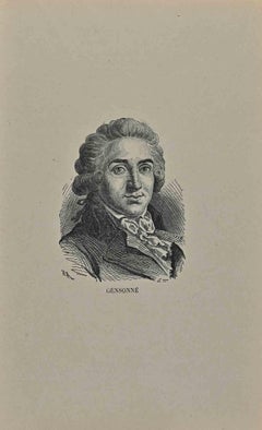 Portrait of  Armand Gensonné - Lithograph - Early 19th century