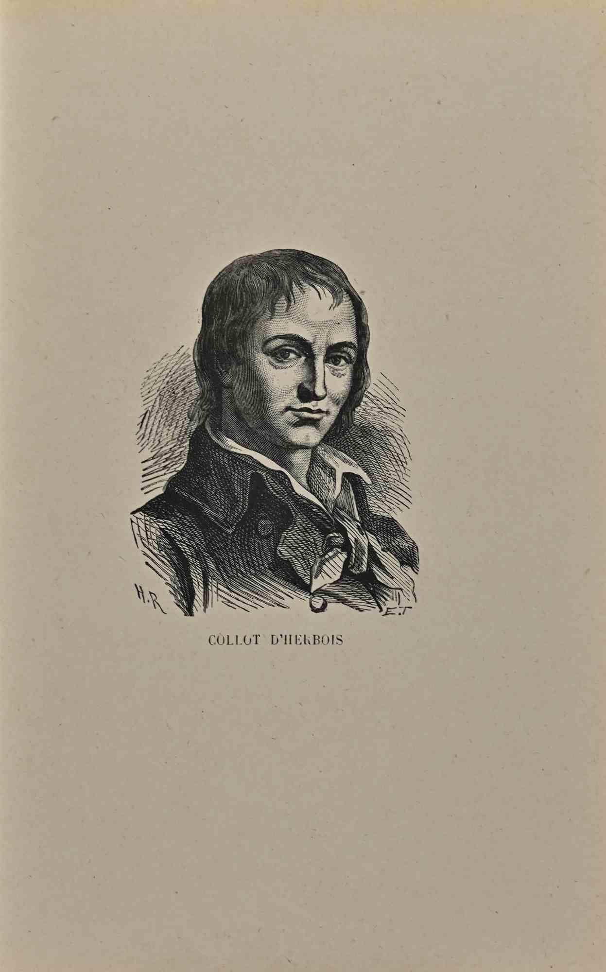 Porträt von Collot D'Erbois – Lithographie – frühes 19. Jahrhundert