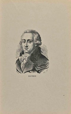 Portrait of Georges Couthon - Lithograph - Early 19th Century