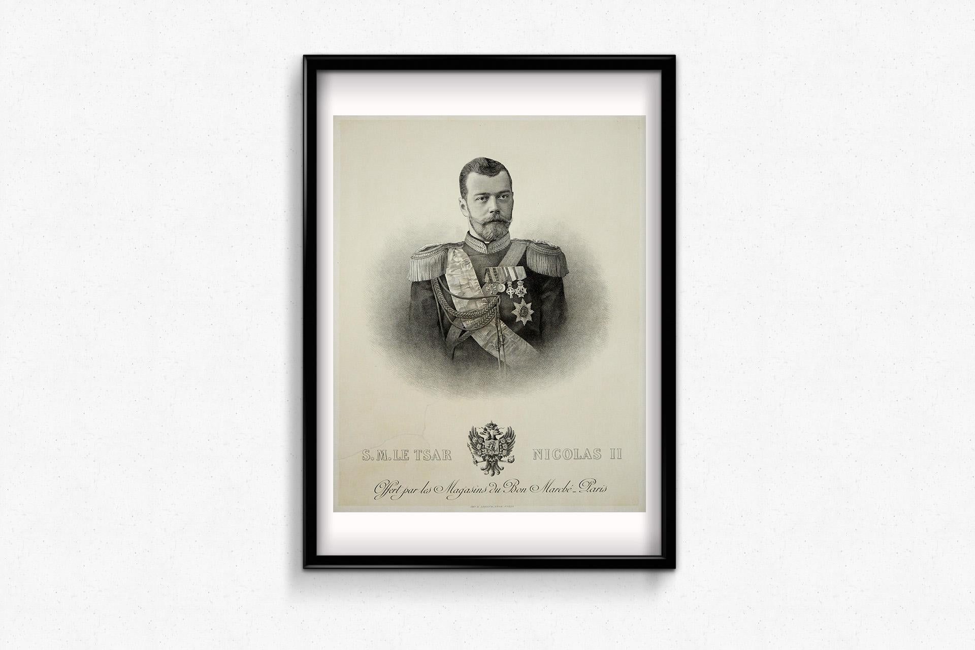 Portrait of His Imperial Majesty Tsar Nicholas II For Sale 2