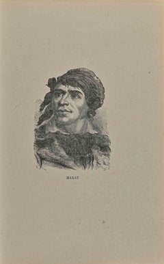 Portrait of  Marat - Lithograph - Early 19th century