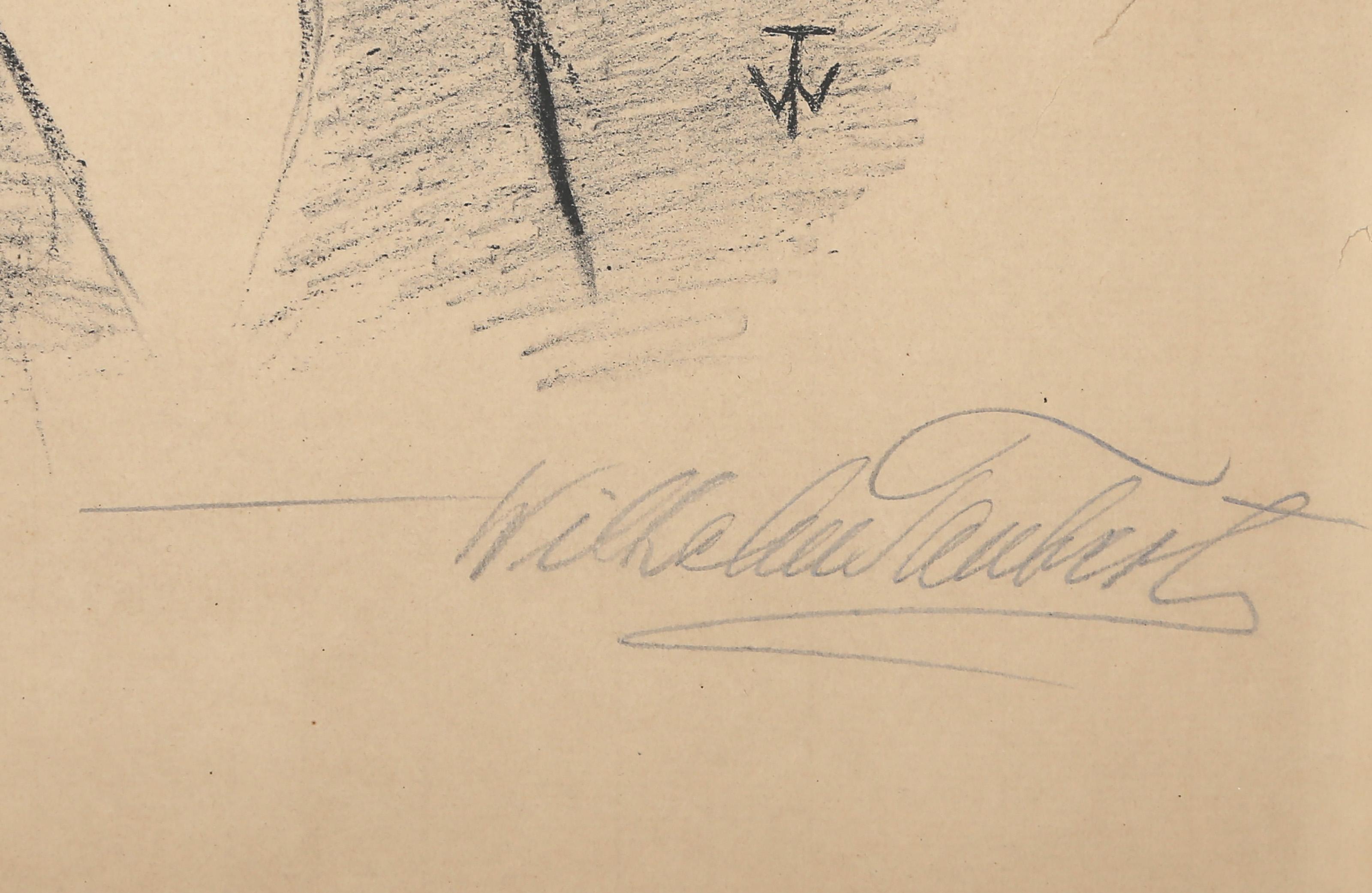 Porträt von Nehemias Anton Nobel, Moderne Lithographie von Wilhelm Taubert im Angebot 4
