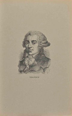 Portrait of  Vergnaud - Lithograph - Early 19th century